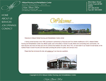 Tablet Screenshot of hibbardnursinghome.com